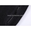 Men's Knitted 100% Cotton Zip Tyre Sleeve Cardigan